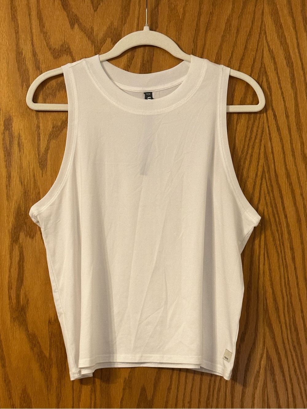 Vuori Energy Top - Classic White Sleeveless Tank Top - Size XL